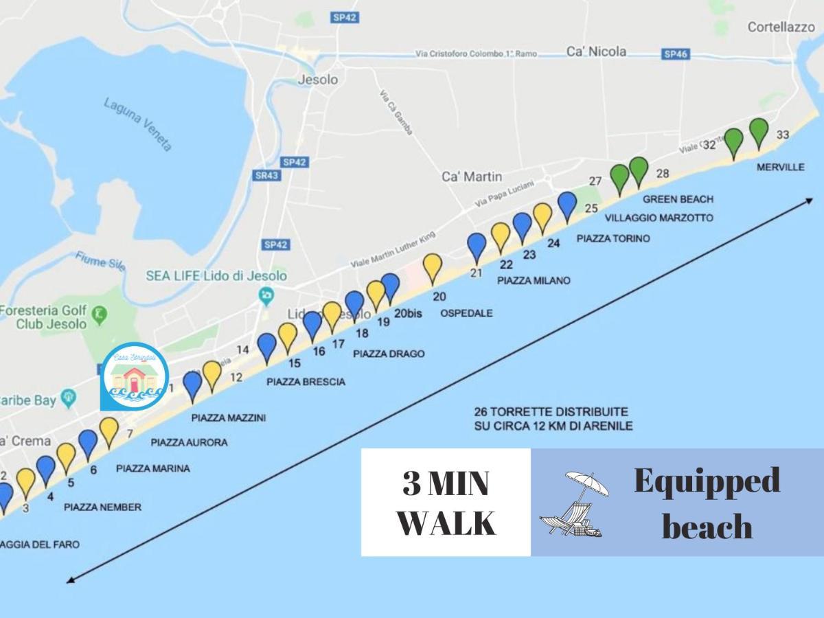 Casa Sbrindoli Apartment Lido di Jesolo Luaran gambar